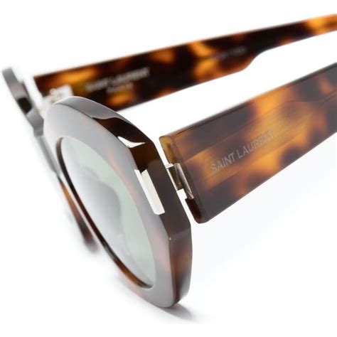 occhiali yves saint laurent tondi|Saint Laurent Eyewear Occhiali Tondi .